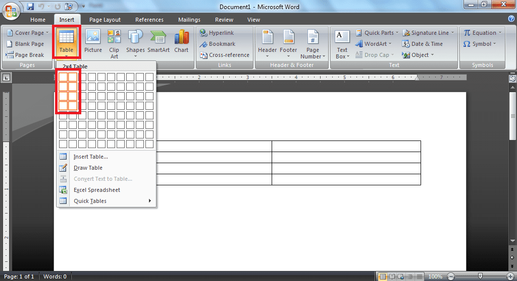 Cara Mudah dan Cepat Membuat Kolom Tanda Tangan di Ms Word Inwepo
